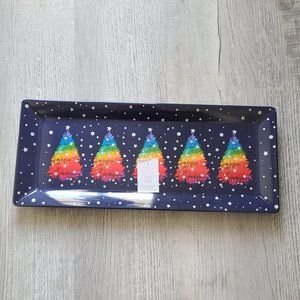 Melamine Rainbow Tree Tray by 34th & Pine, 19 x 8, New